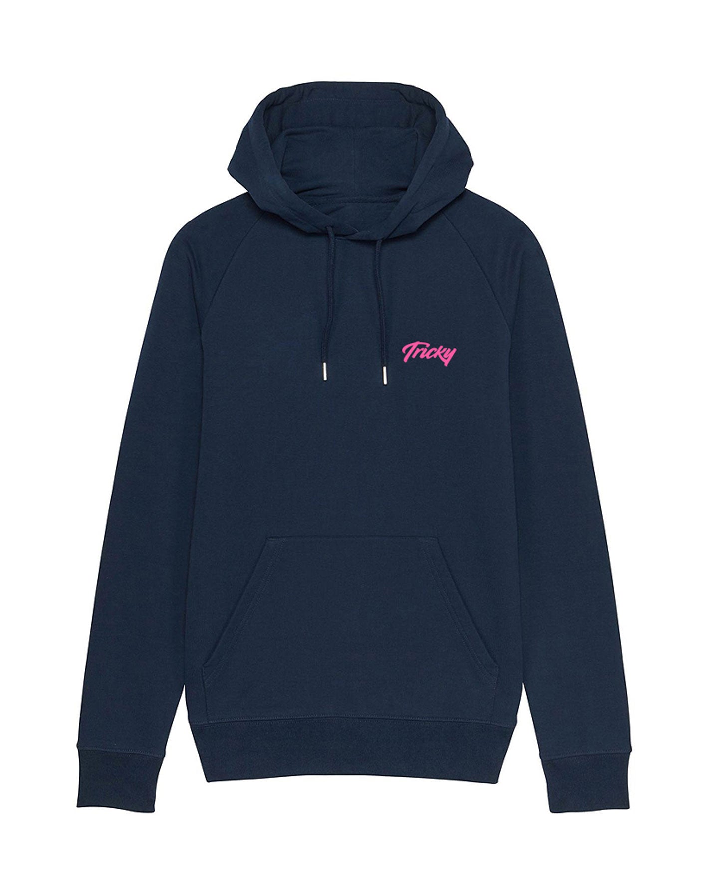 ORIGINAL CHEST LOGO HOODED TOP NAVY PINK