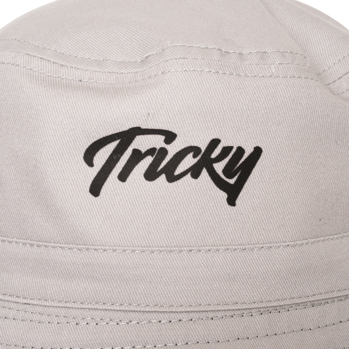 Tricky Rapper Logo TRICKY SMALL LOGO BUCKET HAT GREY – Tricky Clothing