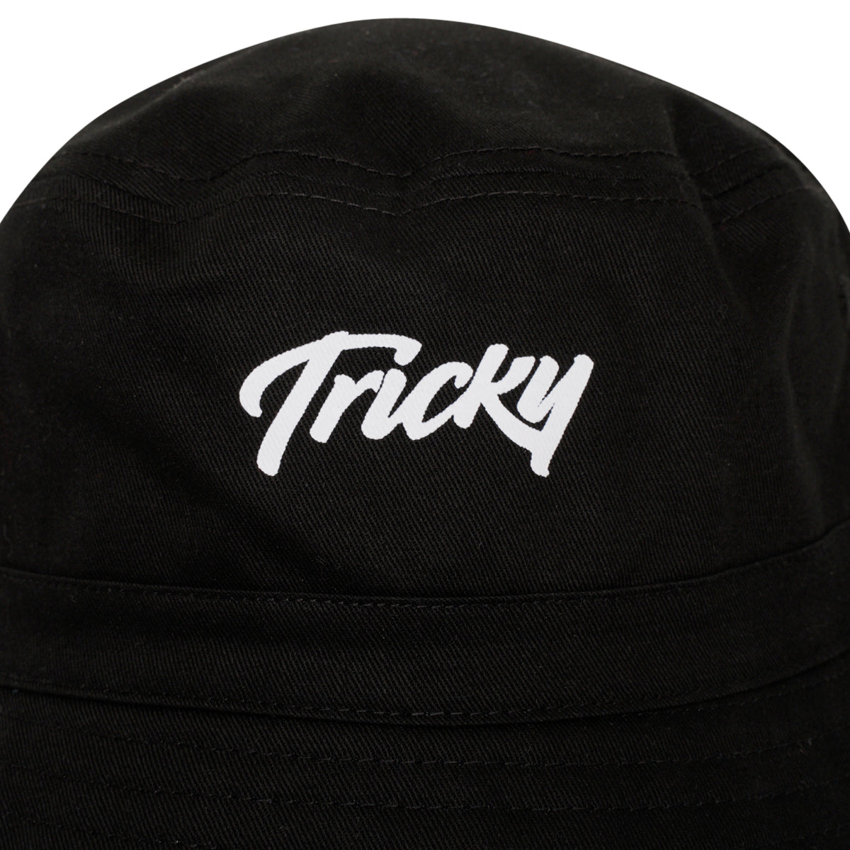 Tricky Rapper Logo TRICKY SMALL LOGO BUCKET HAT BLACK – Tricky Clothing