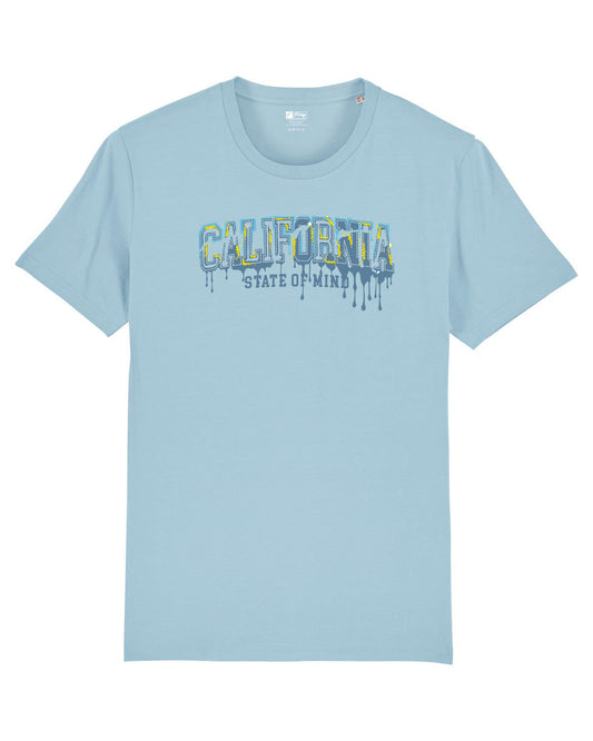 STATE OF MIND T SHIRT SKY BLUE