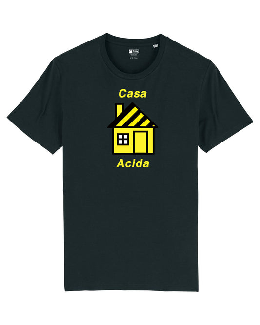 CASA ACIDA T SHIRT BLACK