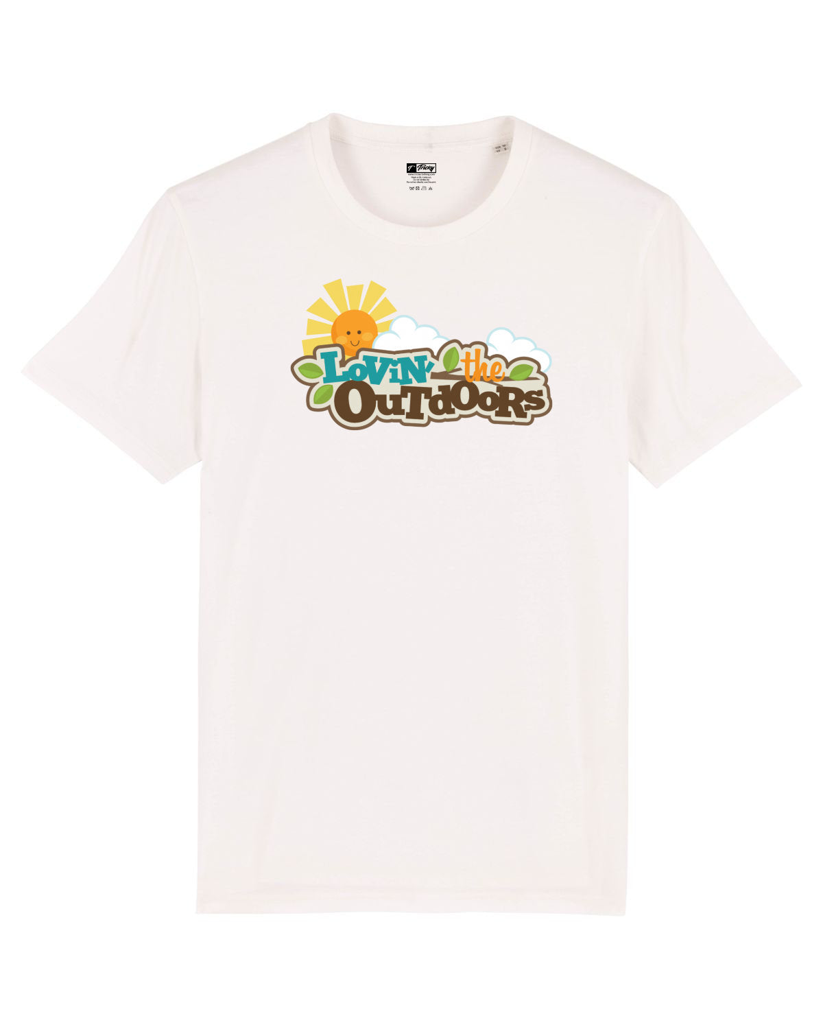 OUTDOORS T SHIRT VINTAGE WHITE