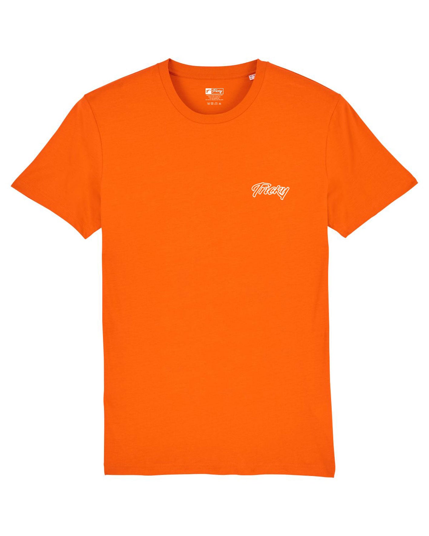 OUTLINE CHEST LOGO T SHIRT ORANGE