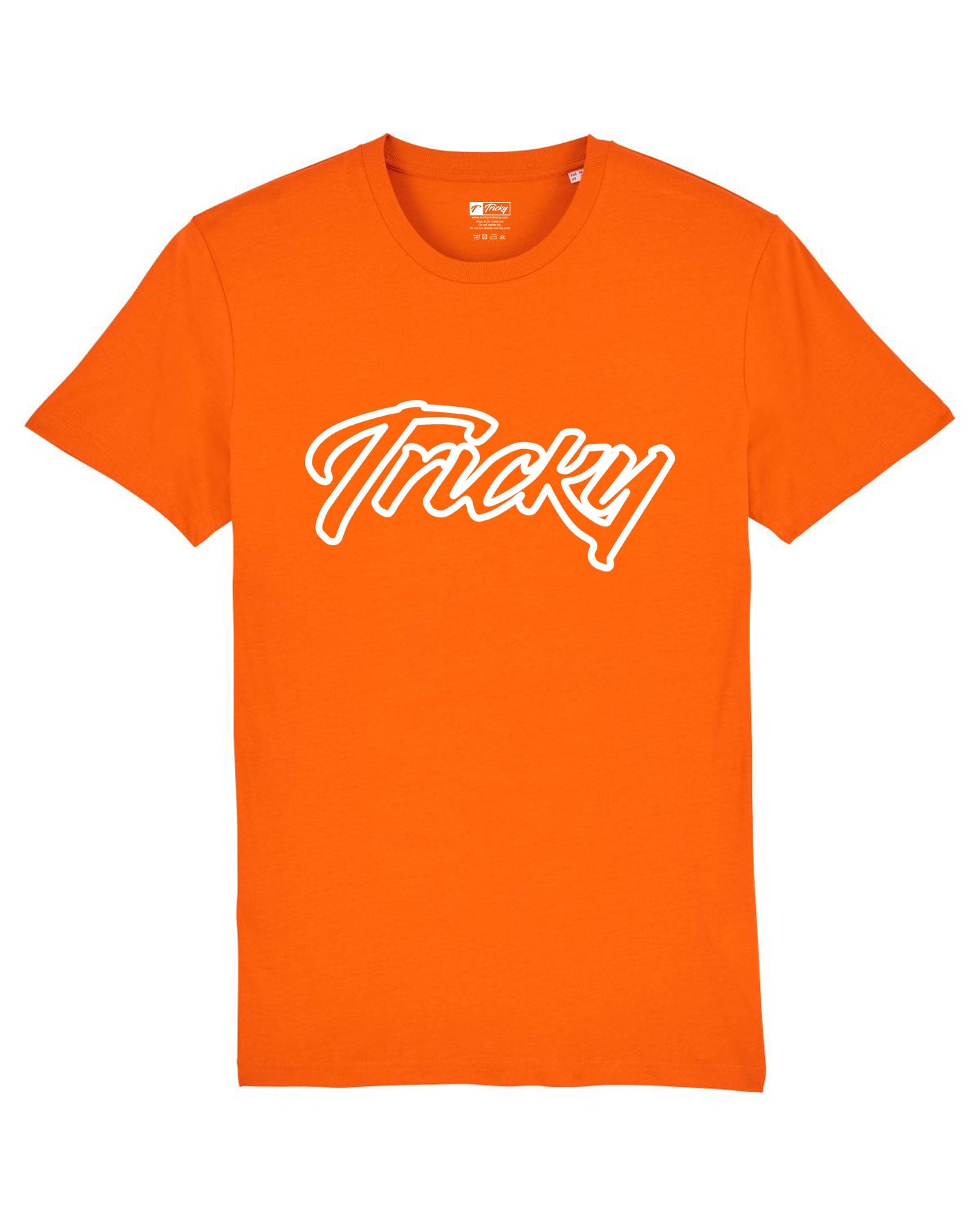 OUTLINE LARGE LOGO T SHIRT ORANGE