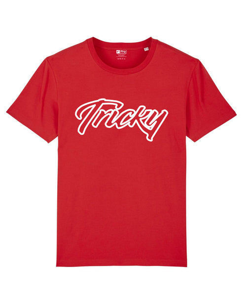 OUTLINE LARGE LOGO T SHIRT RED – Tricky Clothing