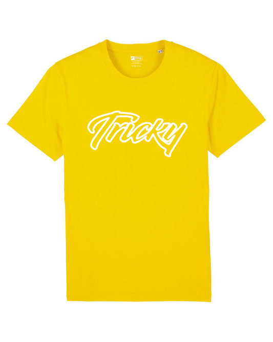 OUTLINE LARGE LOGO T SHIRT YELLOW