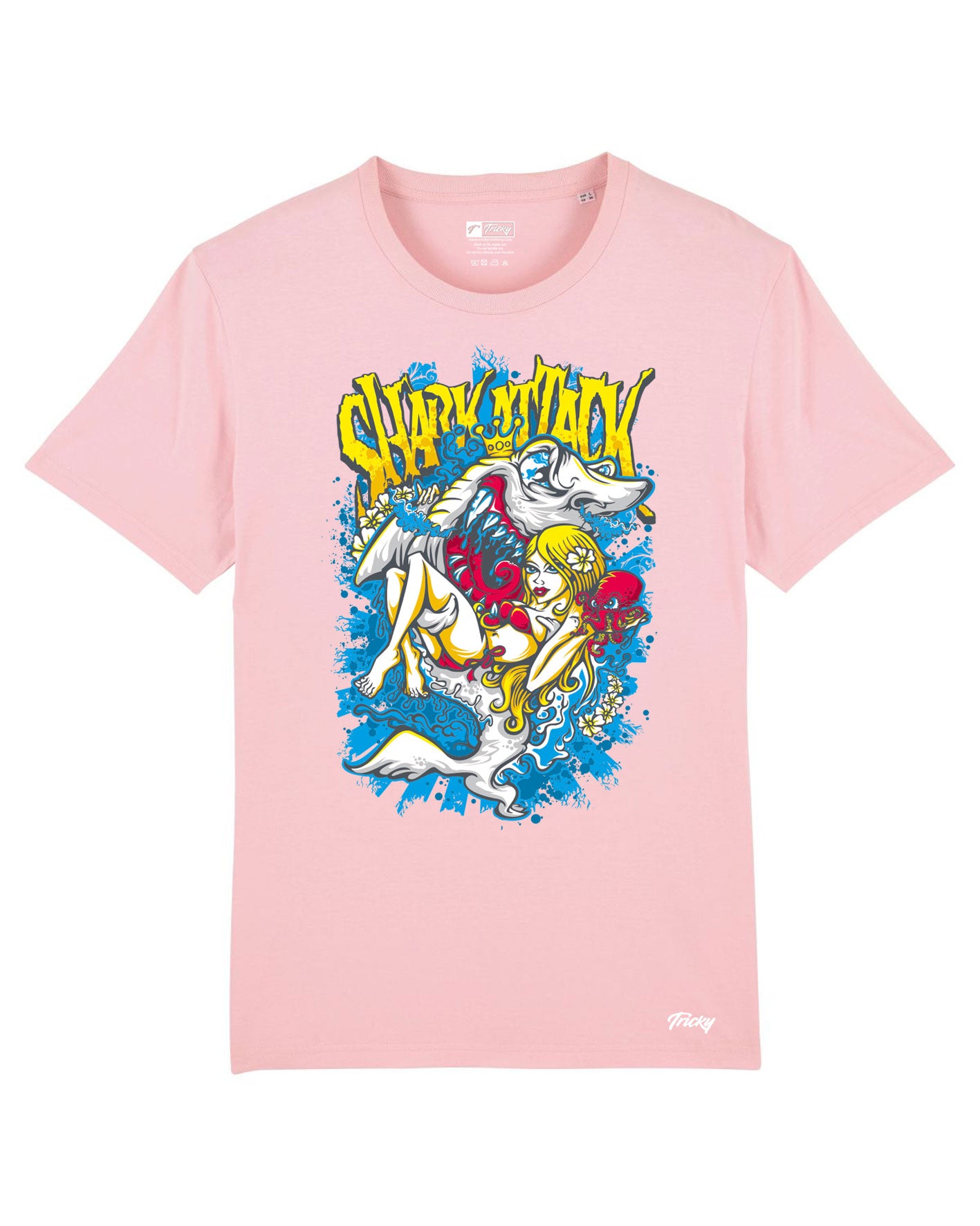 SHARK ATT T SHIRT PINK