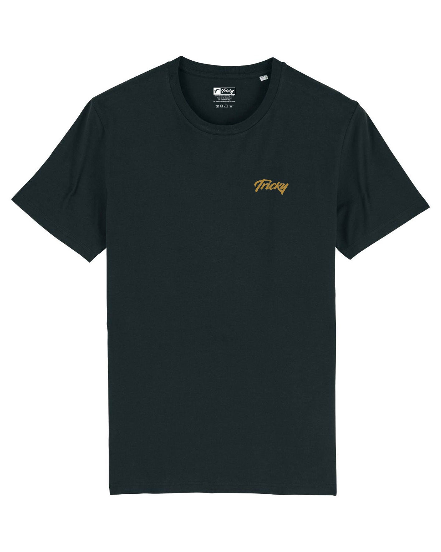 ORIGINAL CHEST LOGO T SHIRT BLACK GOLD